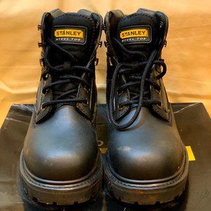 Stanley Men’s Steel Toe Work Black Safety Boots